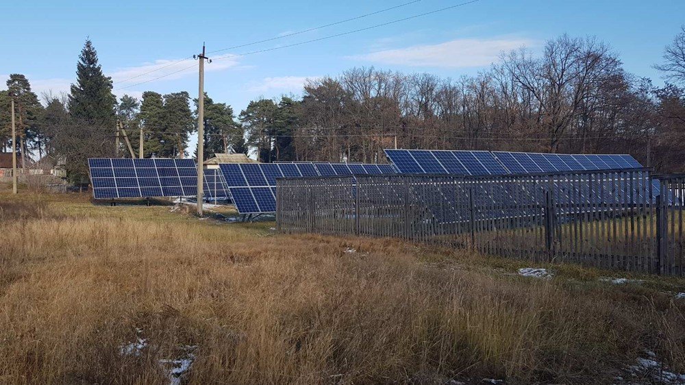 Сумська обл, с. Новомутин. 30 кВтгод. Інвертор Zeversolar Zeverlution Pro 30, панелі Jinko Solar 270 Poly