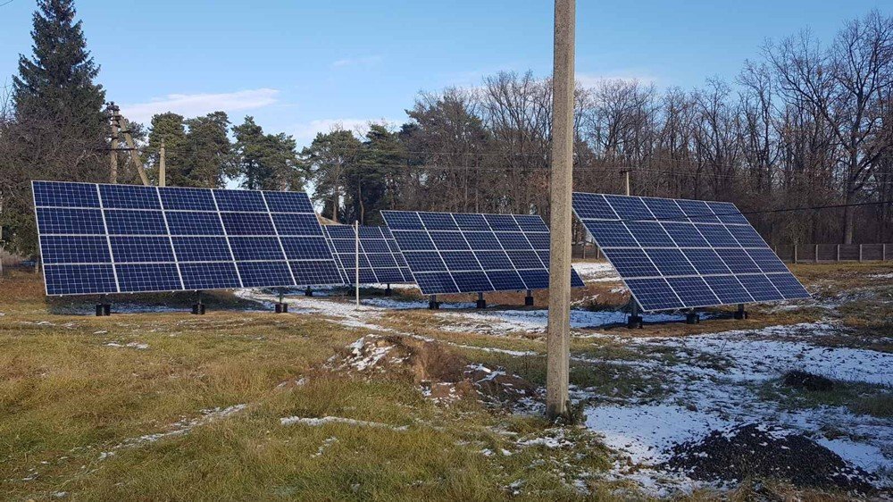 Сумська обл, с. Новомутин. 30 кВтгод. Інвертор Zeversolar Zeverlution Pro 30, панелі Jinko Solar 270 Poly